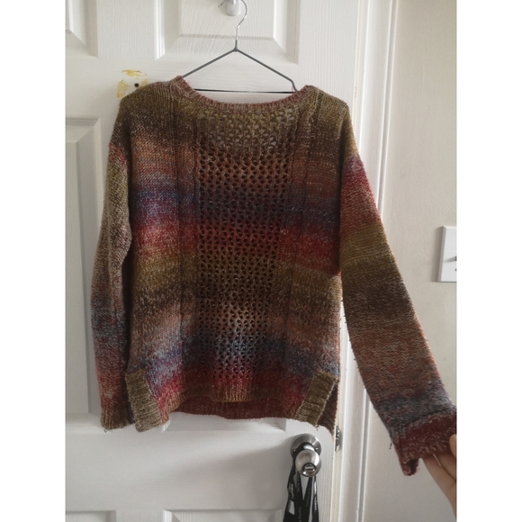 Cosy knit rainbow sweater - Picture 2 of 2